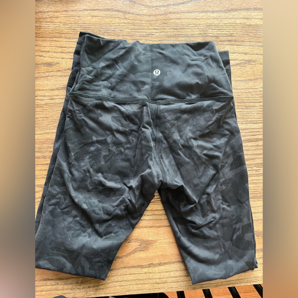 Lululemon Align subtle black camo leggings